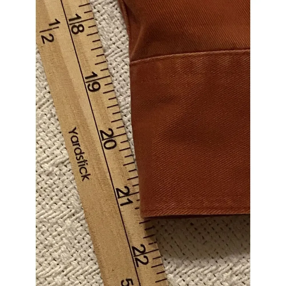 Wrangler Western Mens Button Down Shirt 3XL Terra Cotta/Red Long Sleeve Cotton - Picture 5 of 16